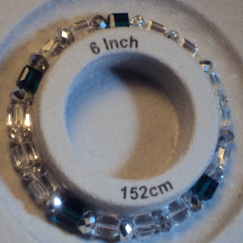 Austrian Crystal Stretch Bracelet Infused w/ Reiki